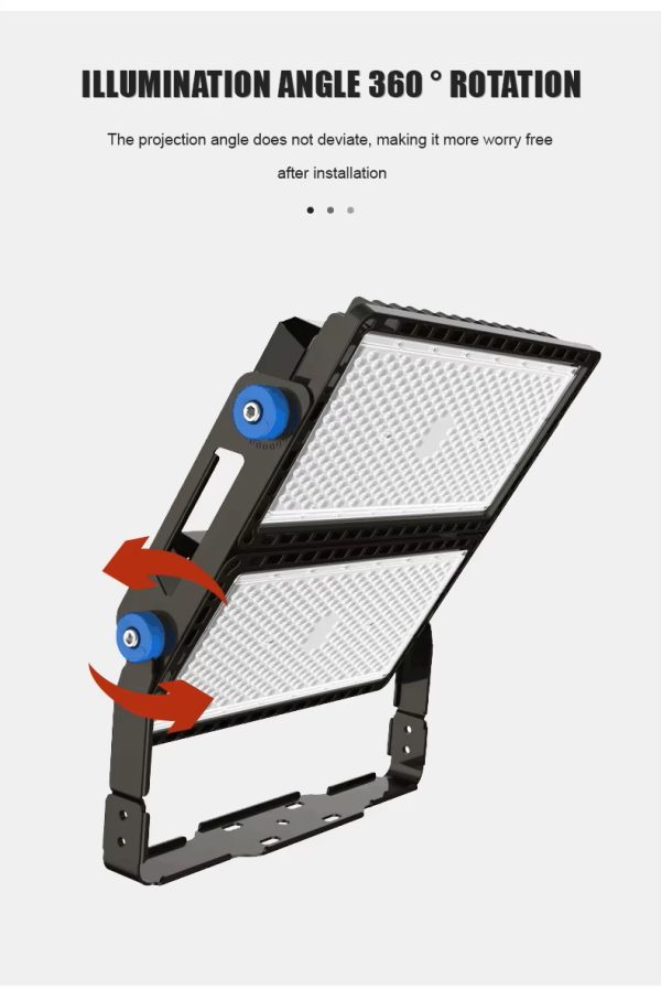 High Brightness Stadium Flood Light IP65 Adjustable Aluminum Outdoor Waterproof IP67 250w 500w 800w 1000w 1200w Led Flood Light - Image 2