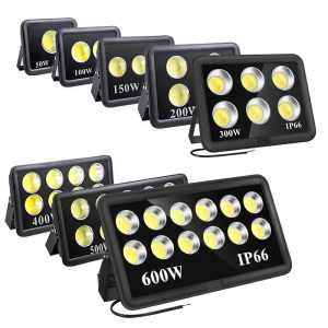 Round Reflector Hot Selling COB Led Flood Light for Stadium Light 50W 100W 150W 200W 300W 400W 500W IP66 Outdoor Lighting