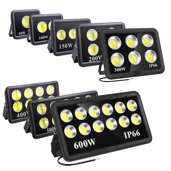 Round Reflector Hot Selling COB Led Flood Light for Stadium Light 50W 100W 150W 200W 300W 400W 500W IP66 Outdoor Lighting