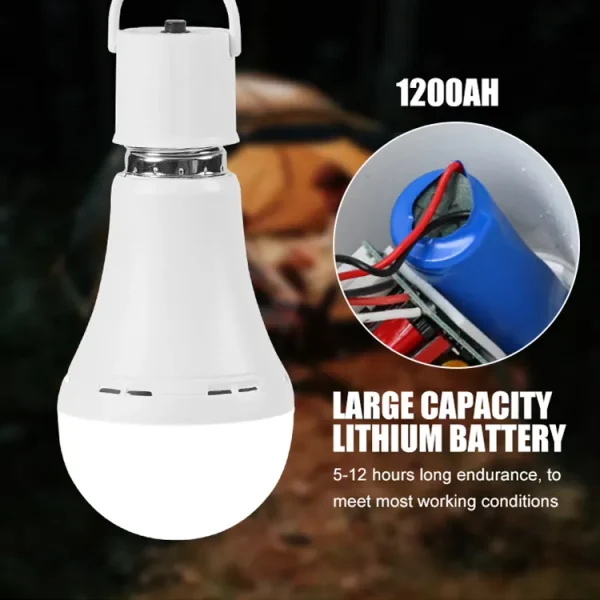 China factory AC110V-220V LED Rechargeable lighting and emergency bulb - Image 4