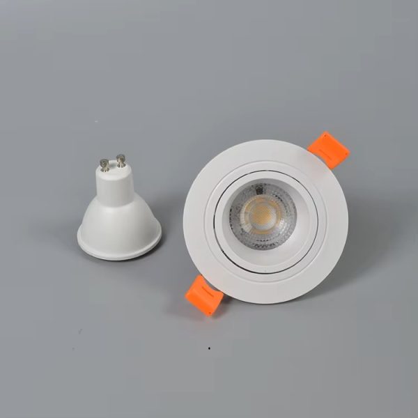 5 Pack  MR16 Housing GU10/GU5.3 6W 120/38 Degree Led  Bulb 2700-6500k Gu10 Spot Led with Lampholder - Image 4