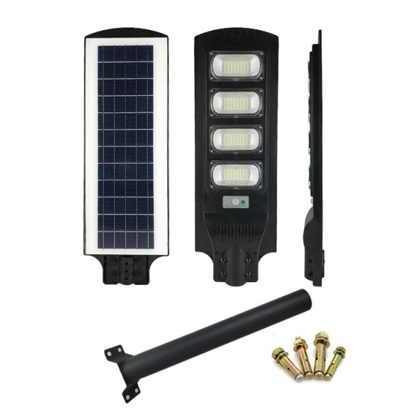 Outdoor Waterproof IP65 100w 200w 300w 400w 500w ABS Plastic Integrated All in One LED Solar Street Lights With Pole - Image 3