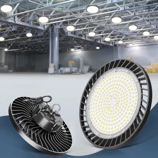 Commercial Industrial Lighting 100W 150W 200W IP65 Round UFO Led High Bay Light Warehouse Workshop Highbay Lamp - Image 2