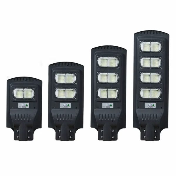 Outdoor Waterproof IP65 100w 200w 300w 400w 500w ABS Plastic Integrated All in One LED Solar Street Lights With Pole - Image 2