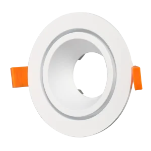 GU10 MR16 Fixture Module Housimg and Mounting Ring Adjustable LED Downlight Frame 5pcs/lot