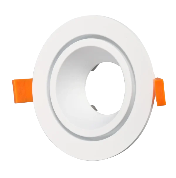 GU10 MR16 Fixture Module Housimg and Mounting Ring Adjustable LED Downlight Frame 5pcs/lot