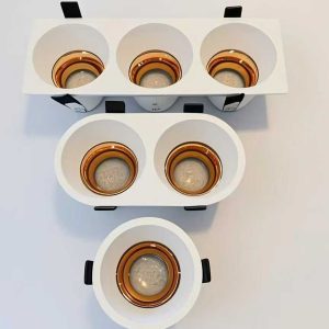 Anti-glare Mr16 housing for Gu10 bulb