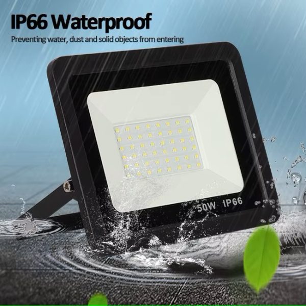 Durable Floodlights IP66 Outdoor High Lumen Park Garden Yard Garage Led Flood Light 10W-400W AC110V-265V