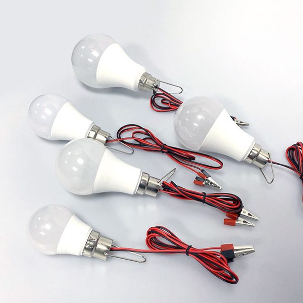 12VDC LED Solar Powered Energy storage device Bulb Light