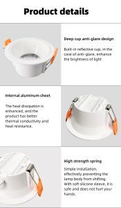 glare-free recessed downlight