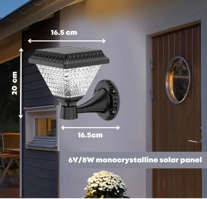 Solar energy post gate light
