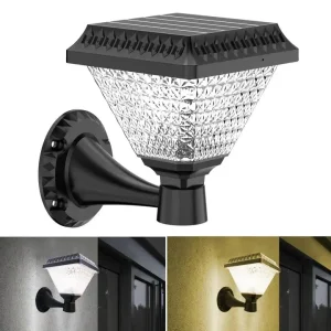 ip65 solar powered post gate light