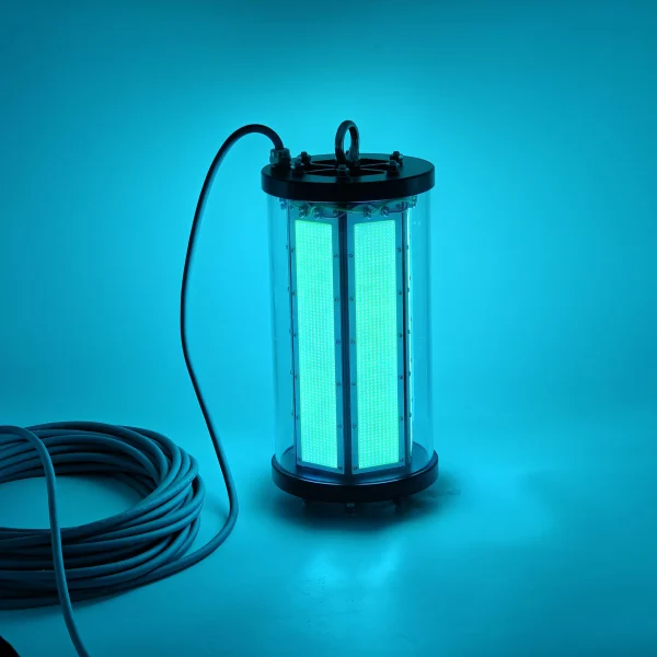 2000W LED Deap Sea IP68 Underwater Fish Attracting Light  Fishing Light Yellow Blue and Green Emission - Image 5
