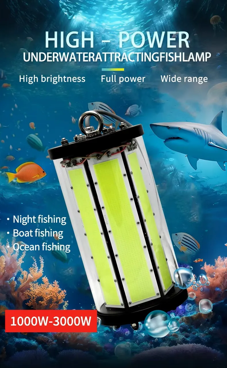 Underwater Fish Attracting Light is IP 68 rating ,high brightness ,full power long-wide range 