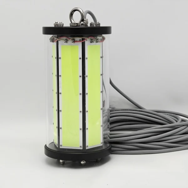 2000W LED Deap Sea IP68 Underwater Fish Attracting Light  Fishing Light Yellow Blue and Green Emission - Image 3
