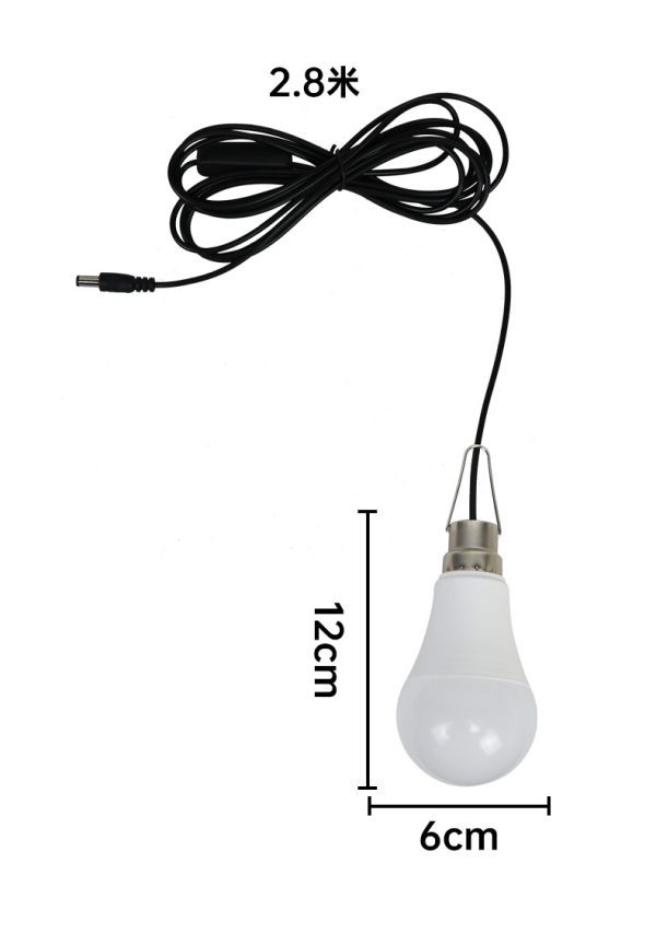 5Vdc led bulb compitable camping lighting system