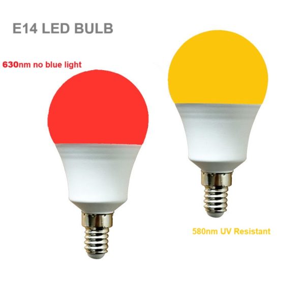 580nm Yellow & 630nm Red Light, No Blue Light