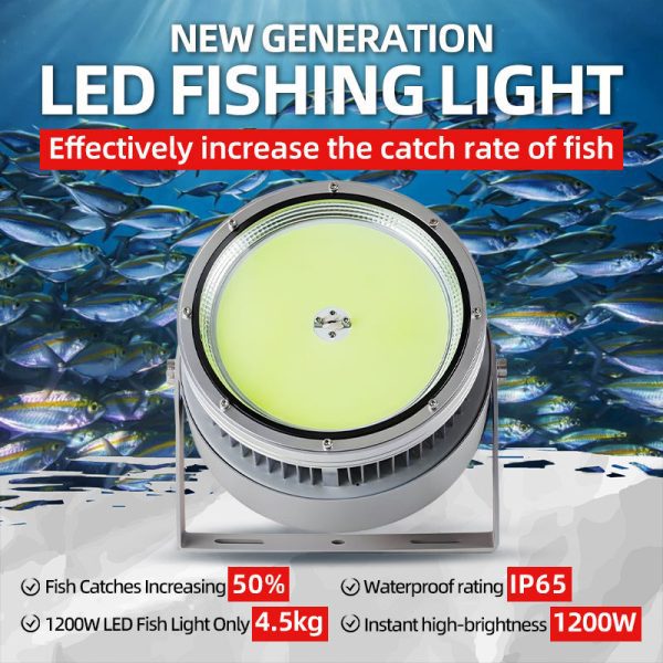 1000W LEDIP65  Fishing Aggregation Long-range Fish Gathering Light - Image 2
