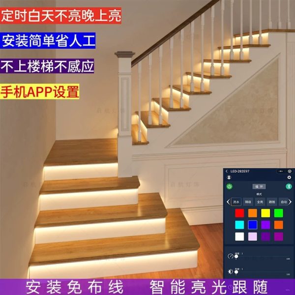 Smart Stairway Aluminum Motion Sensor Led Stair Step Lights