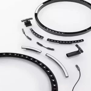 48V Circular Magnetic Track Lighting System Kit | Arc Flood & Grille Lights