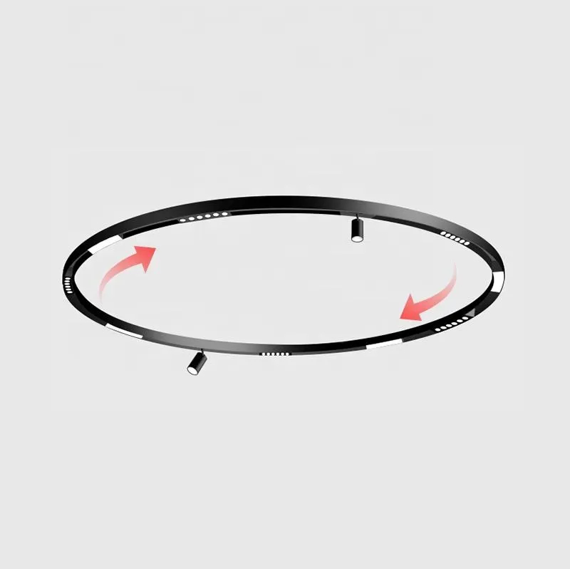 Circular Magnetic Track Lighting System 