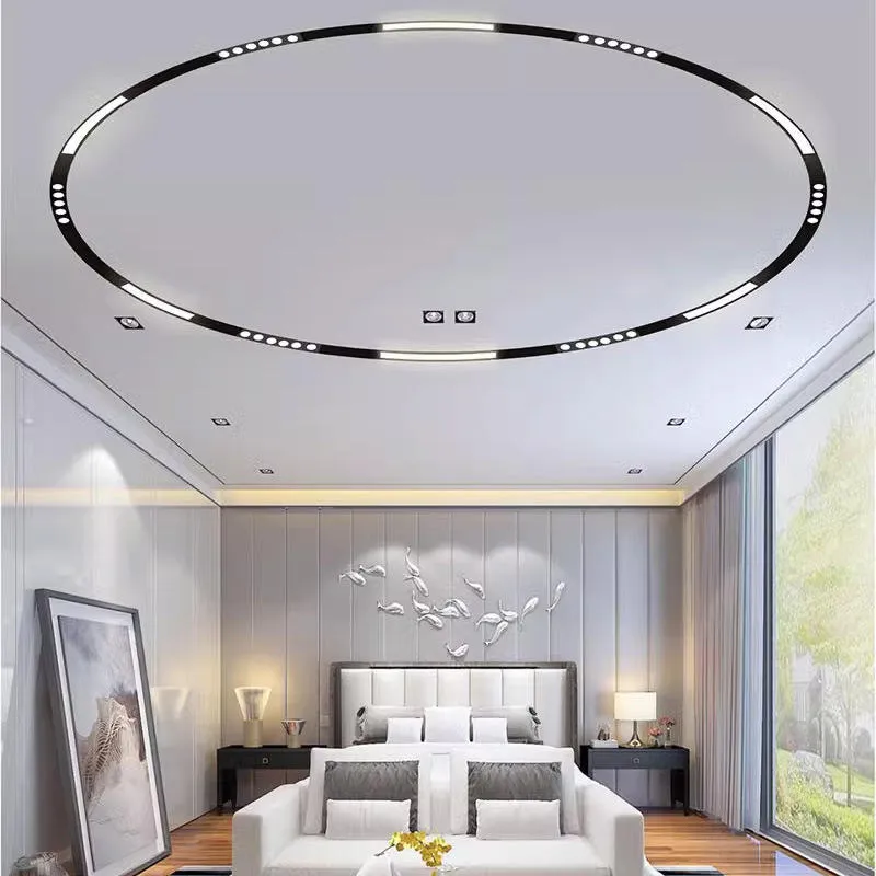 48V Circular Magnetic Track Lighting System