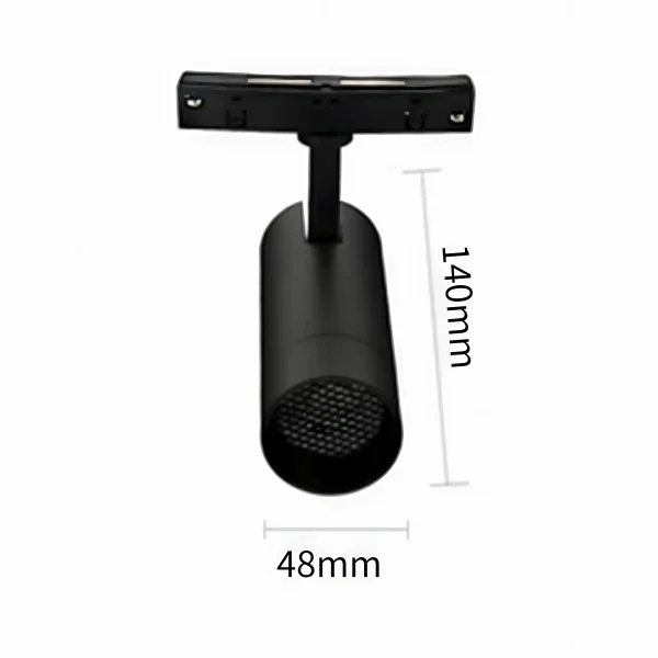 Magnetic spotlight for magnetic track light system