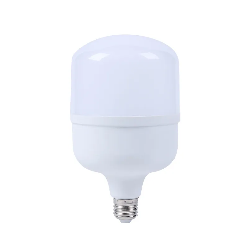 Plastic-Covered Aluminum LED Bulbs 20W-100W